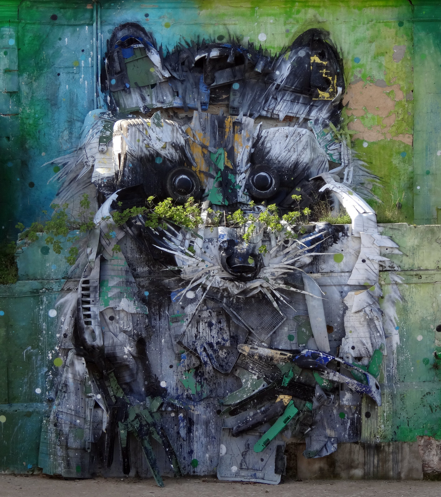 "Big Racoon" by Bordalo II, Belem, Lisbon.