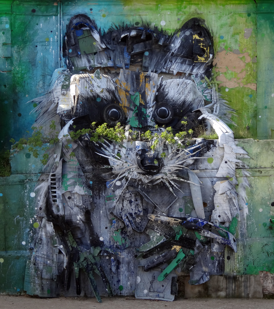 "Big Racoon" by Bordalo II, Belem, Lisbon.