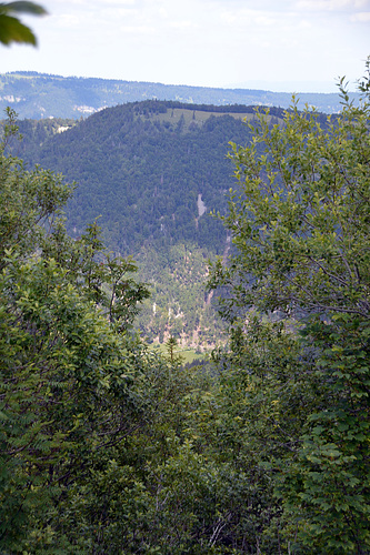 Berge und Täler im Südjura