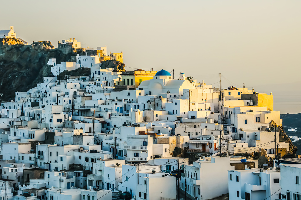 Eine Postkarte aus Serifos/Kykladen