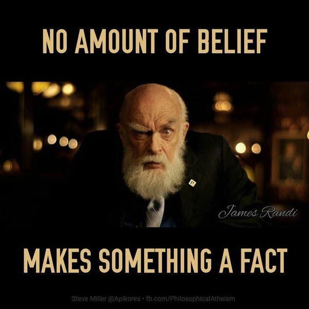 pam - belief does not make facts