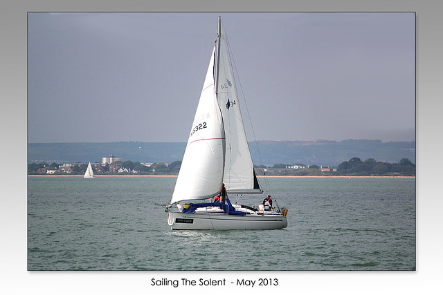 Sailing The Solent - Isle of Wight - 31.5.2013