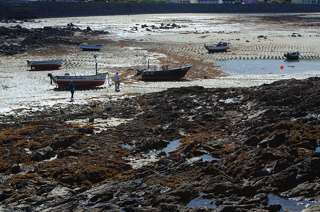 Low tide at Rocquaine Bay, Guernsey
