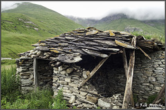 Verfallenene Berghütte am Col de Iseran