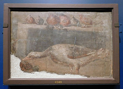 Still Life with Goose and Fruit Fresco from Herculaneum, ISAW May 2022