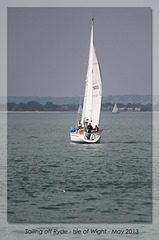 Yacht K322 off Ryde - Isle of Wight - 31.5.2013