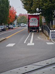 Convenient bike lane beer