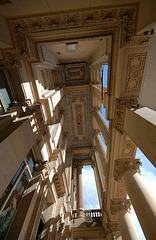 Inside the Portico of Birmingham Art Gallery, Birmingham