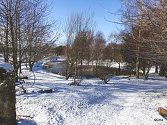 Sunshine snow and blue skies