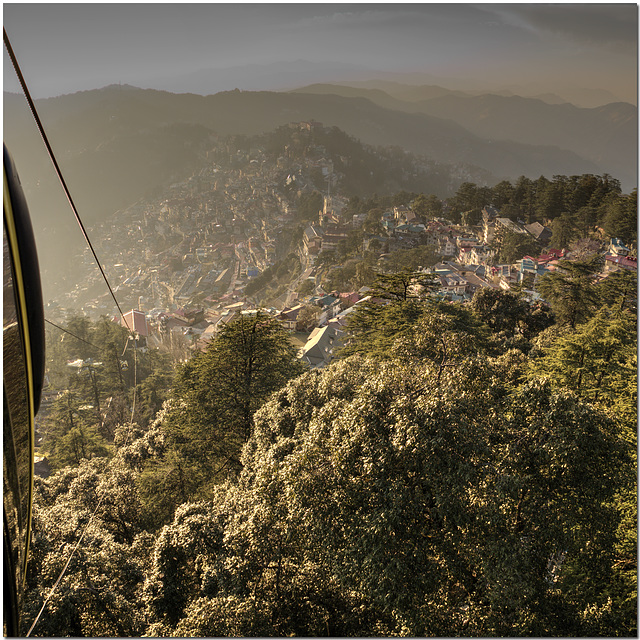 Shimla from the Ropeway