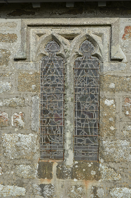 Cornwall, St, Sennen Parish Church, The Barred Windows