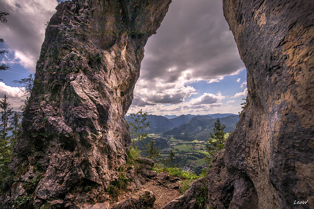 Fischbachau ++ Breitensteiner Fensterl (1380 m)