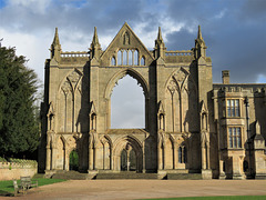 newstead abbey, notts; late c13 west front of priory church