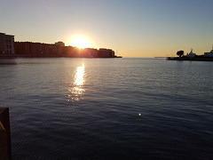 Sonnenuntergang in Malmö