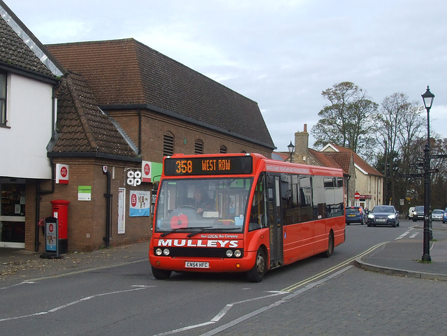 DSCF0145 Mulleys Motorways CN54 HFC in Mildenhall - 26 Oct 2017