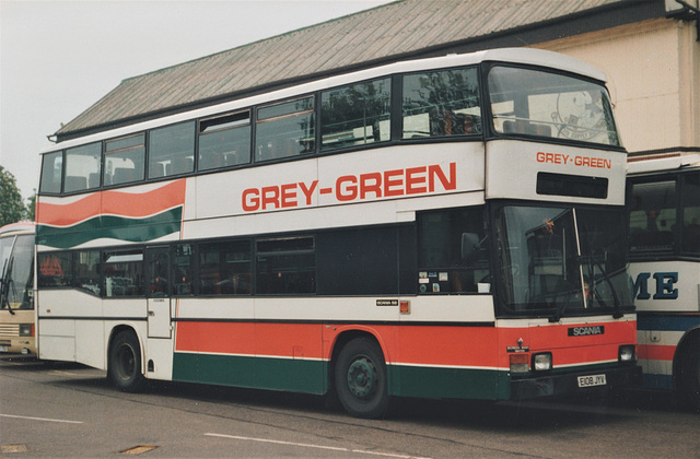 Grey-Green E108 JYV at RAF Mildenhall – 25 May 1991 (141-13)