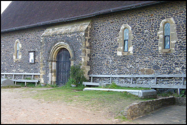 churchyard seats with a view