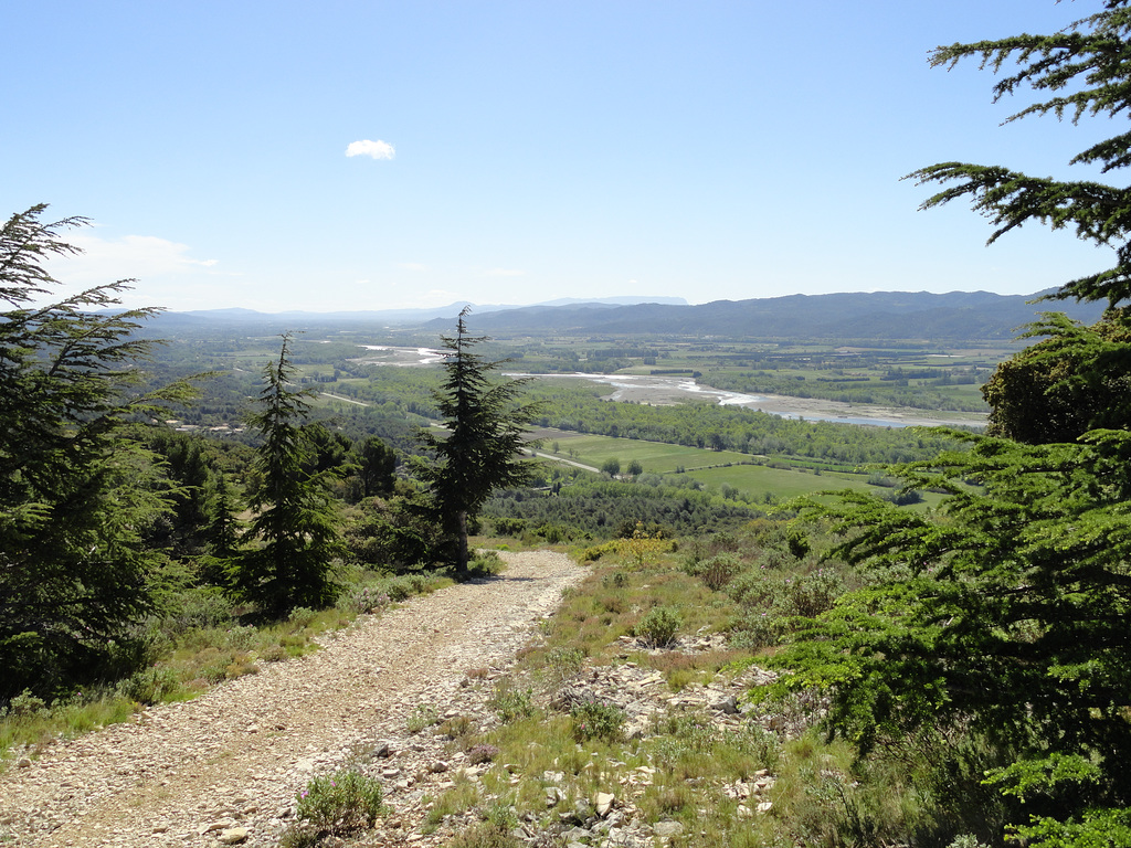 Depuis le Luberon  ,  View from the Luberon