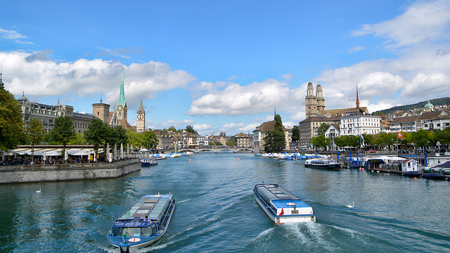 Limmat Panorama-Zürich