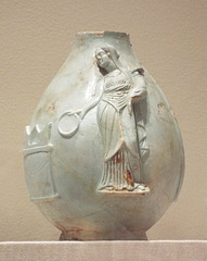 Faience Oinochoe with an Applique of Queen Berenike II in the Metropolitan Musuem of Art, June 2016