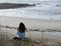 la jeune fille et la mer,