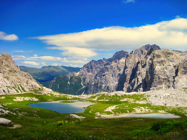 Kleine Seen hinter der Dreizinnenhütte (PiP 1x)