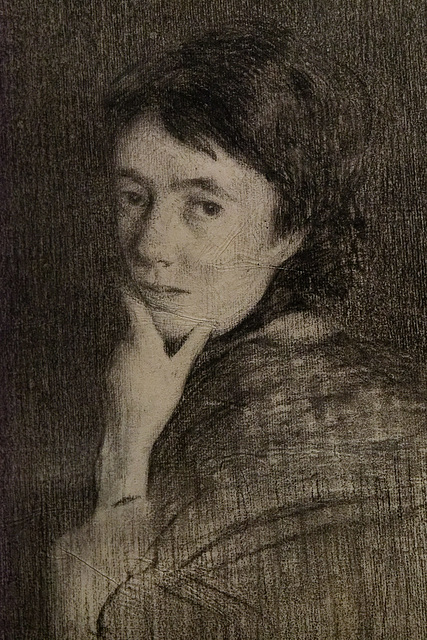Portrait d'Olga Fialka, épouse de l'artiste (Károly Ferenczy - 1894)