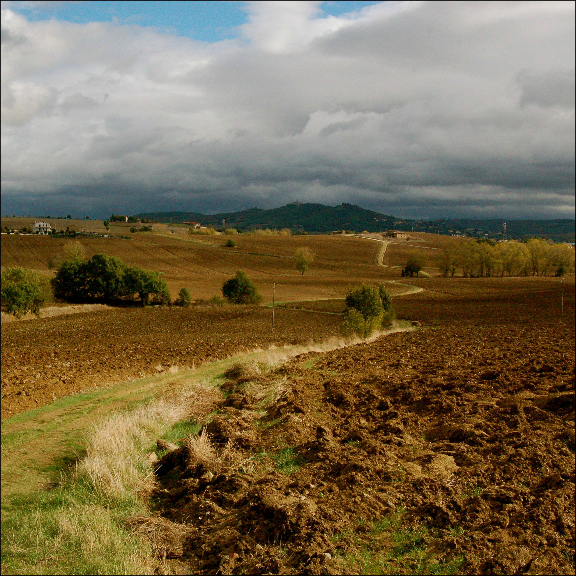 Country path.