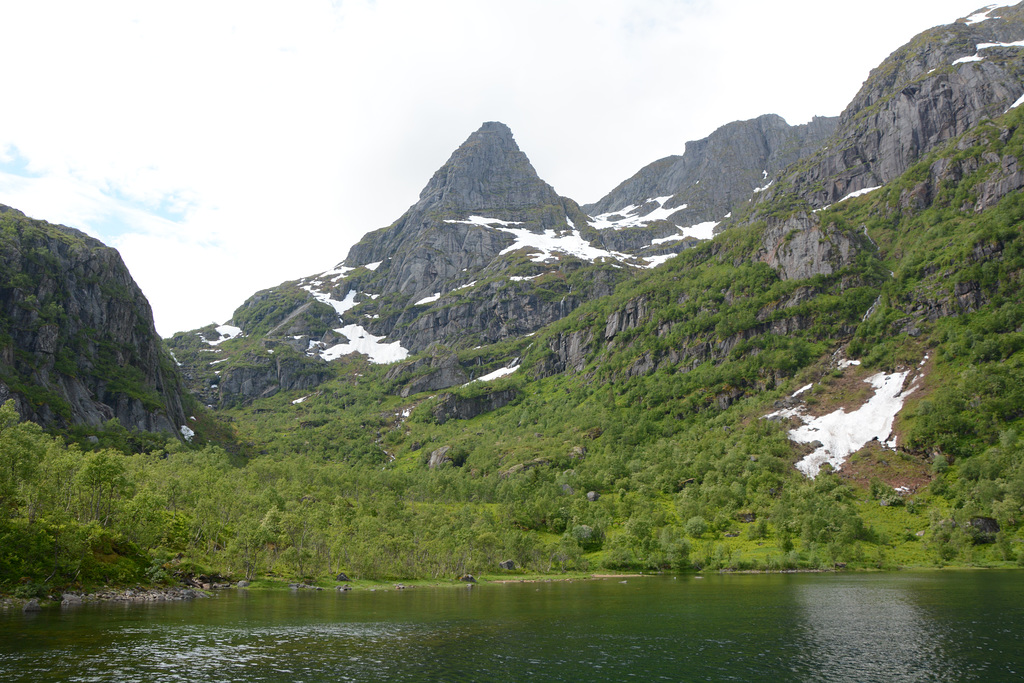 Norway, Mountary Landscape of Lofoten Islands