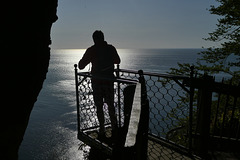 Hoch über dem Kreidefelsen auf Rügen....