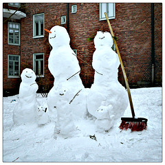 Happy snow family ...