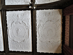 newstead abbey, notts; c17 plasterwork of 1633