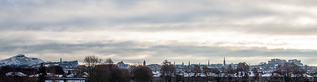 Edinburgh in the snow