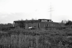 Blick auf die Ruine des alten Wasserwerks (Marl-Sickingmühle) / 12.12.2018