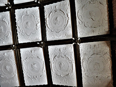 newstead abbey, notts; c17 plasterwork 1633