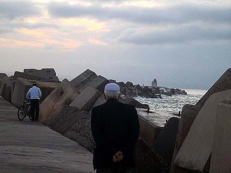 Le vieil homme et la mer .