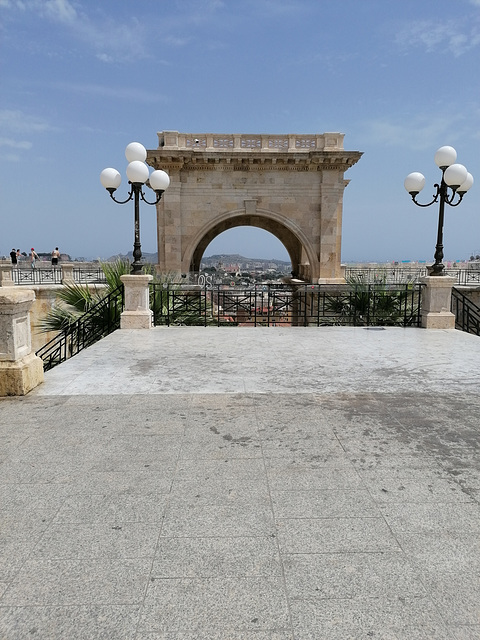 Der Zaun in Cagliari