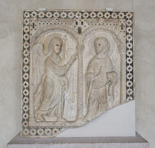 Pulpit Relief with the Annunciation in the Cloisters, April 2012