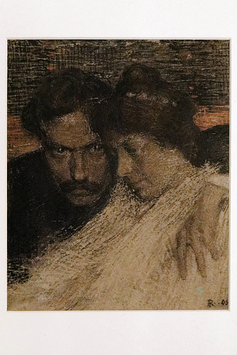 "Double portrait" (Janis Rozentals - 1905)