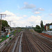 Blick auf die Bergisch-Märkische Bahnstrecke (Essen-Frohnhausen) / 30.08.2020