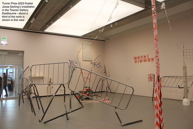 Jesse Darling's installation - Turner Prize - Towner Gallery - Eastbourne - 28 11 2023