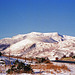 Junction of the A66 and the A5091 looking to Blencathra on the right (Feb 1996)