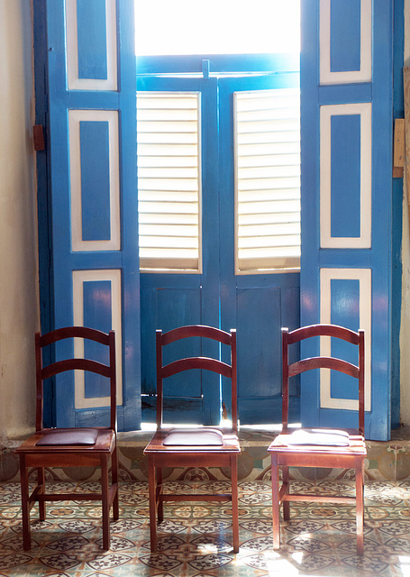 Chairs in Parrandas museum, Remedios, Cuba