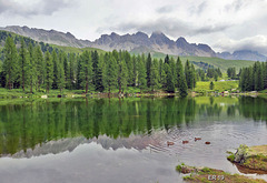 Passo San Pellegrino 1918 mt. slm - Il laghetto