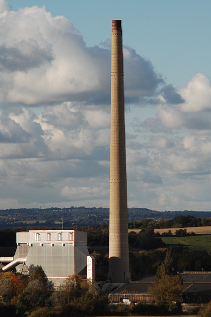 Westbury Cement Works Chimney