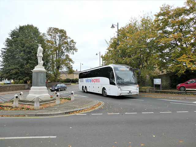 Lucketts Travel (NX owned) X5605 (BK67 LOD) in Mildenhall - 27 Oct 2021 (P1090747)