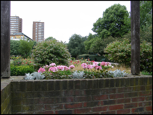 view from Leathermarket Park