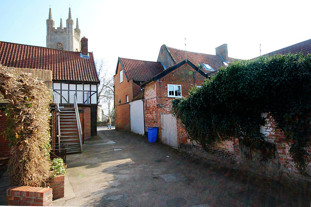 The Fleece Inn Yard, St Mary's Street, Bungay, Suffolk