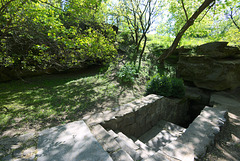 Die Treppe zu den Kosakenbrunnen