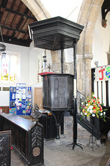 Pulpit St Mary's Church, Sprotborough, South Yorkshire